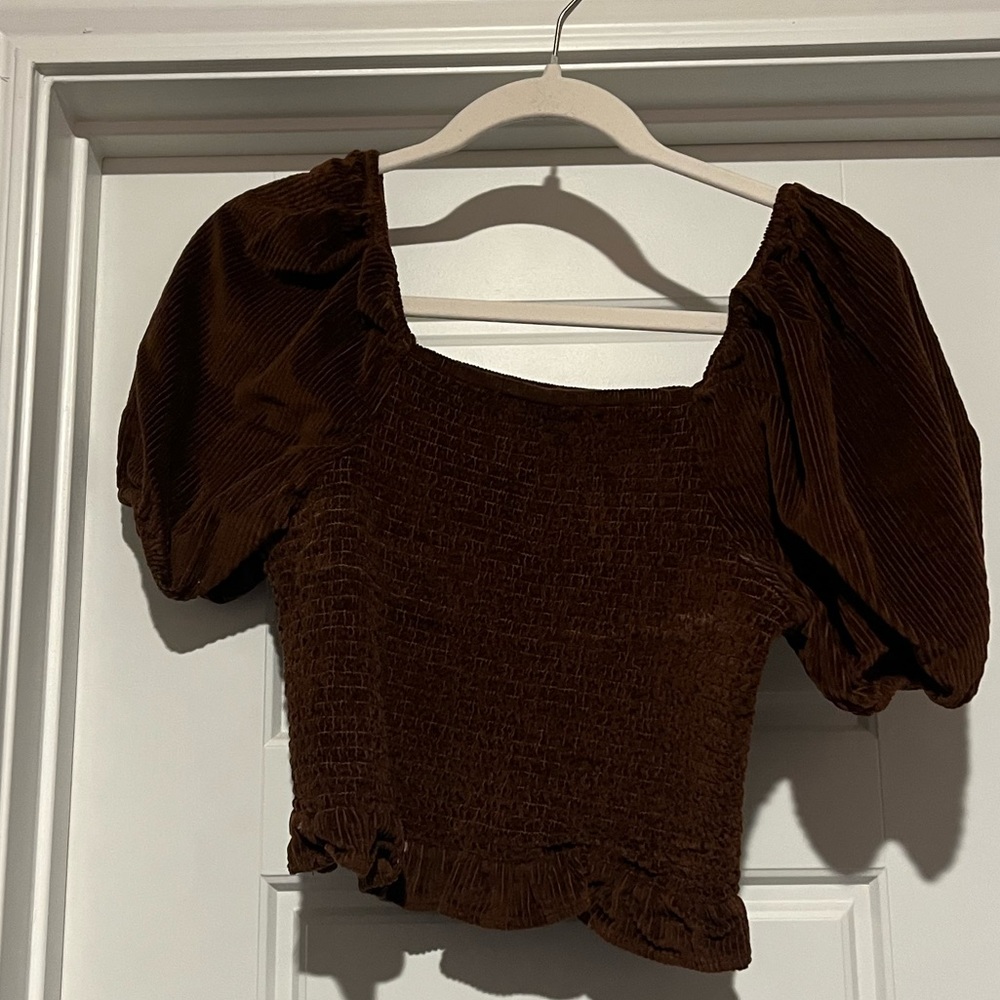 Courdroy American Eagle Top